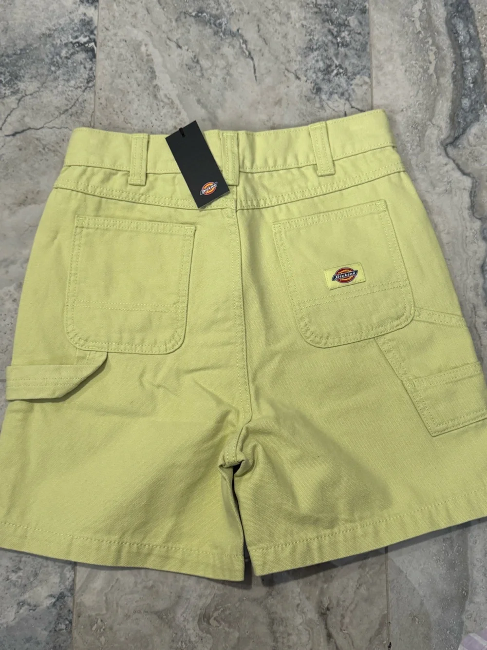 Dickies High-Waist Women's Shorts in Pale Green - Picture 3 of 8